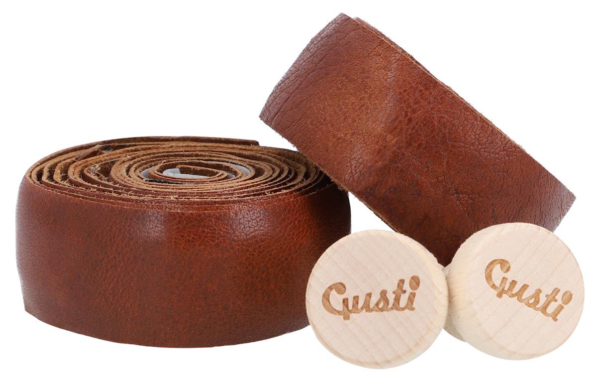 lenkerband dunkelbraun Lederlenkerband "Adri V." bei Gusti-Leder – Gusti Leder