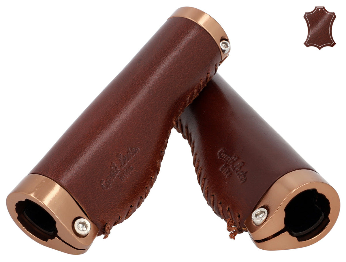gusti leder fahrradgriffe Fahrradgriffe "Phil A." aus Leder bei Gusti-Leder – Gusti Leder