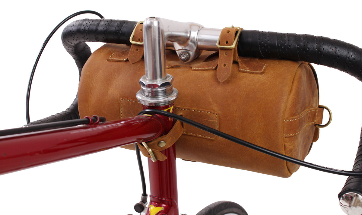 fahrrad lenkertasche vintage Lenkertasche „Roberto“ aus Leder bei Gusti-Leder – Gusti Leder