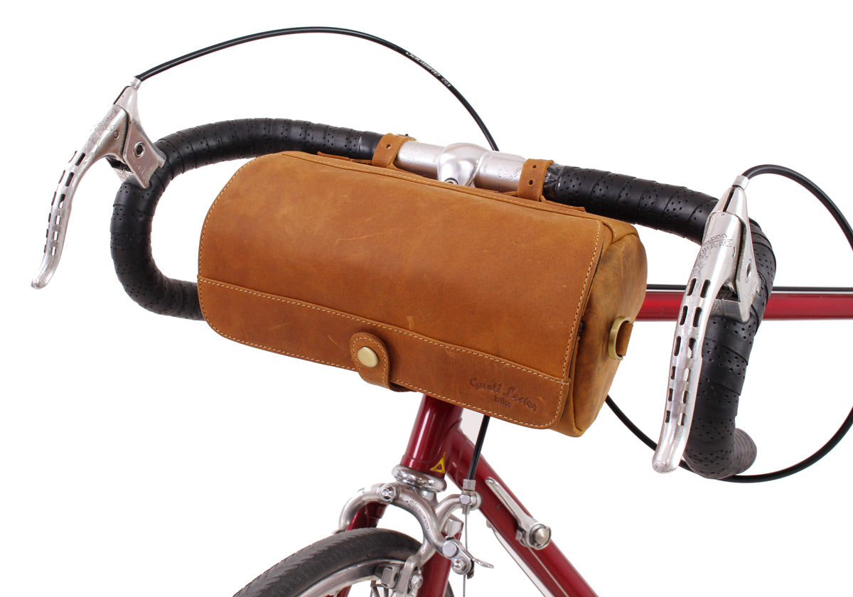 lenkertasche leder fahrrad Lenkertasche „Roberto“ aus Leder bei Gusti-Leder – Gusti Leder