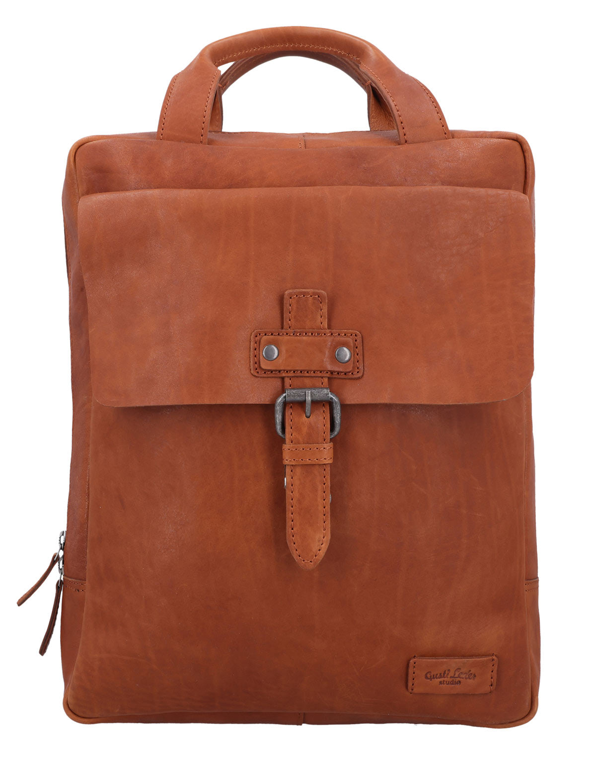 business fahrradrucksack Fahrradrucksack „Marlin" aus braunem Leder bei Gusti-Leder – Gusti Leder