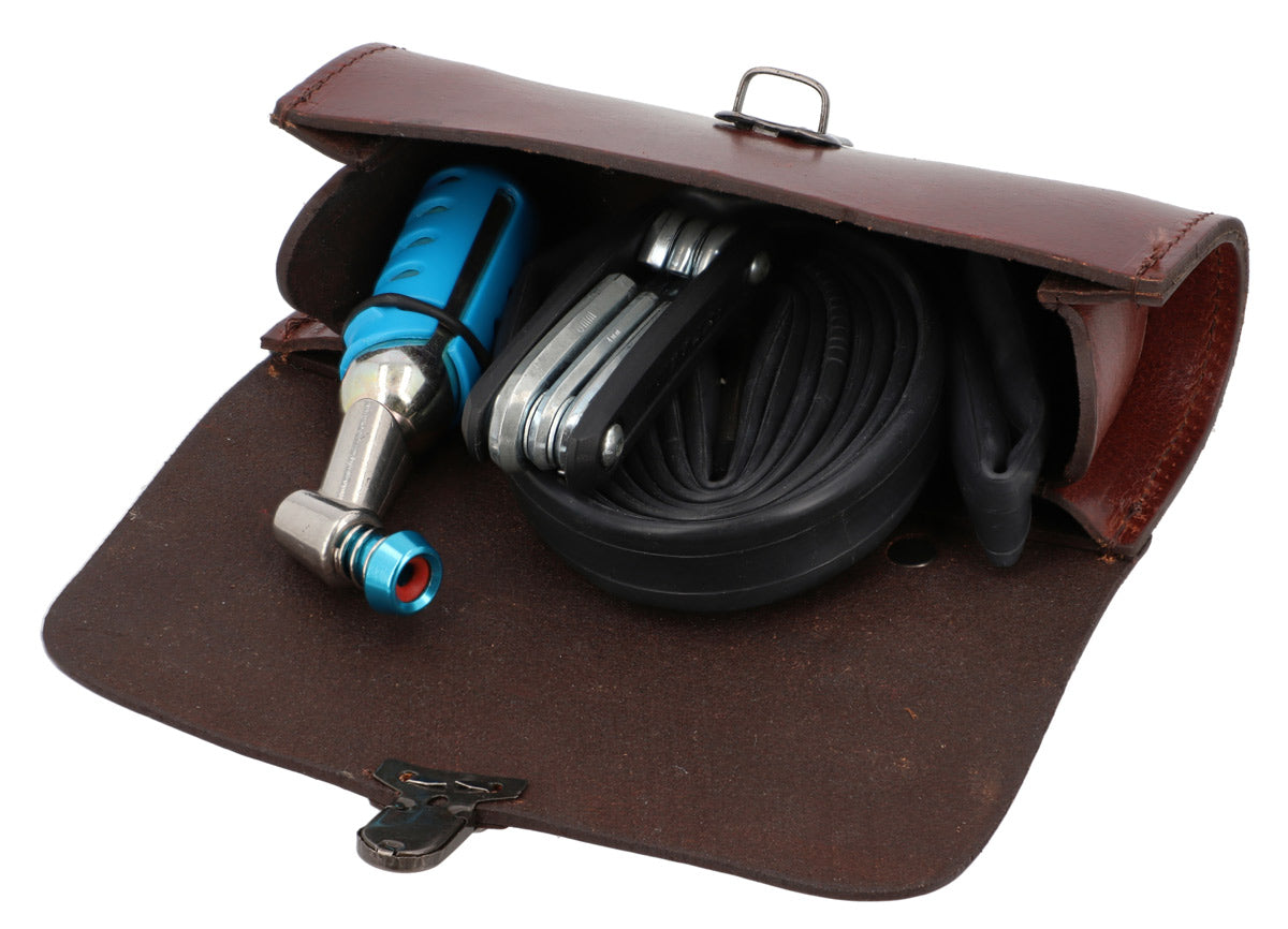 fahrradtasche sitz Satteltasche "Fabrice P." aus Leder bei Gusti-Leder – Gusti Leder
