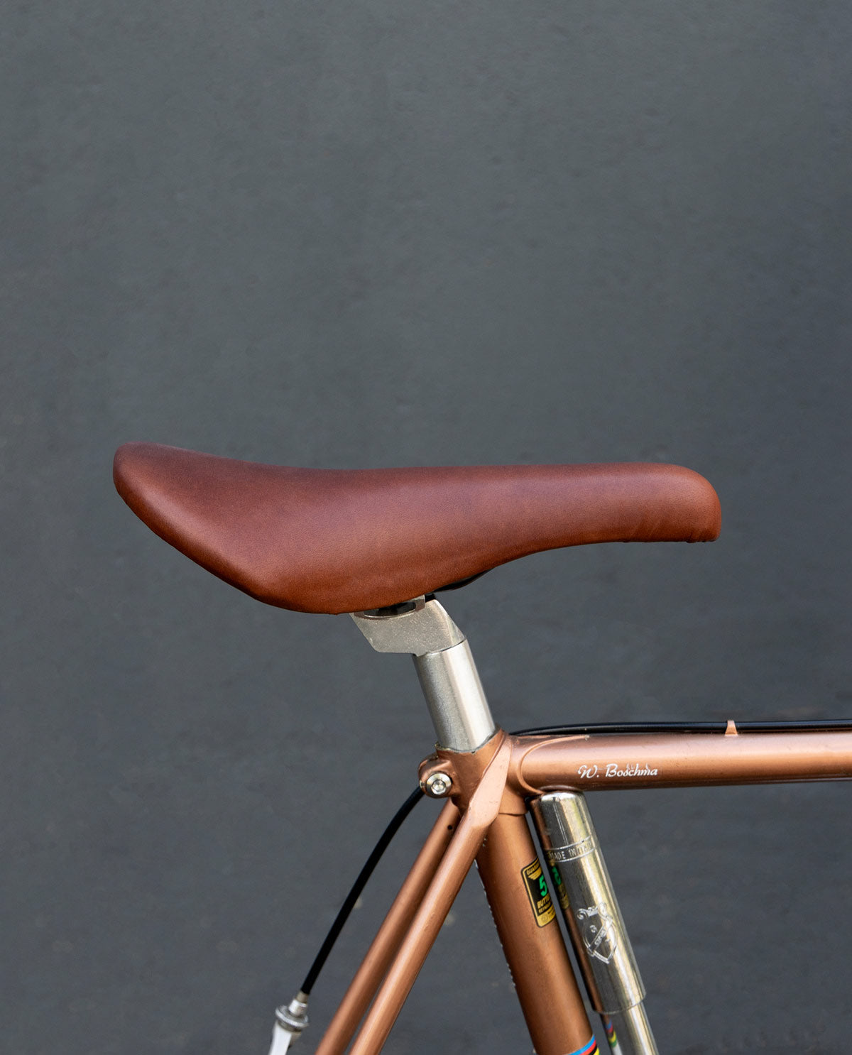 y fahrradrahmen Fahrradsattel Sean Y. aus Leder bei Gusti-Leder – Gusti Leder