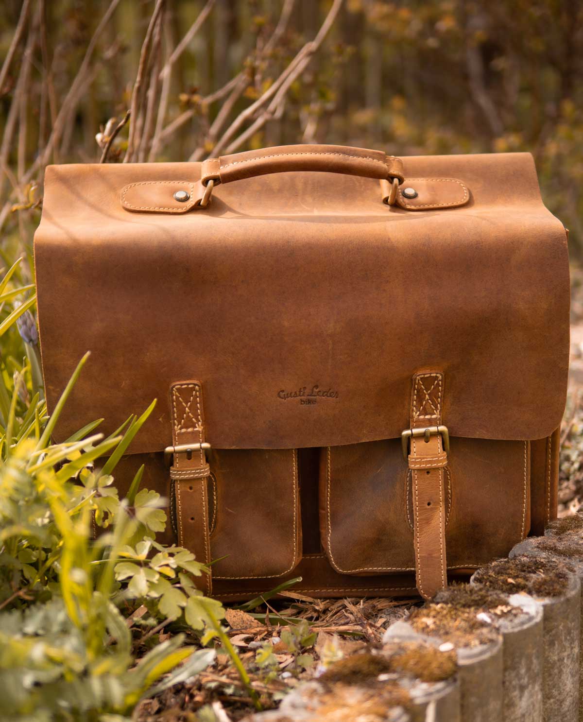 gusti fahrradtasche Fahrradtasche „Marco P.“ aus Leder bei Gusti-Leder – Gusti Leder