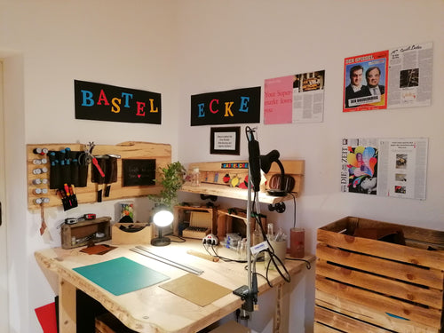 Craft corner in the store